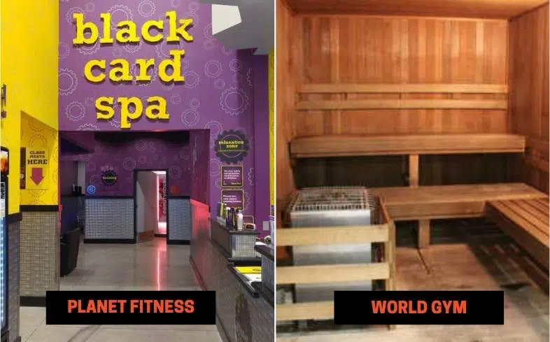 Planet Fitness vs World Gym Amenities