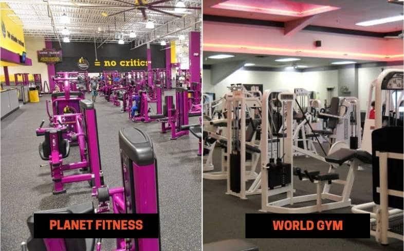 Planet Fitness vs World Gym Group Classes