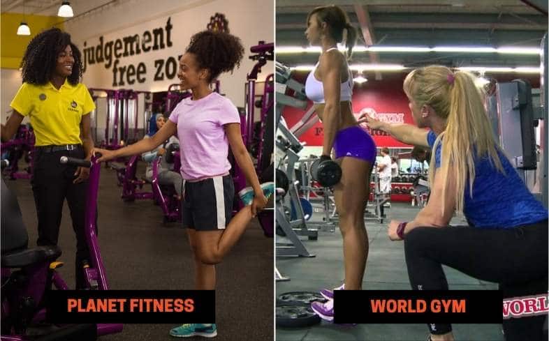 Planet Fitness vs World Gym Personal Training