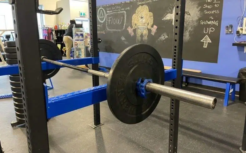 How To Do Anderson Squat Step 2: Load your weight