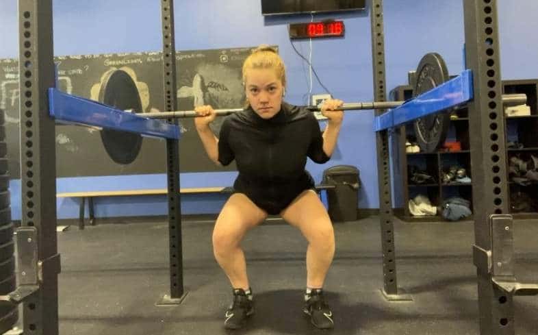 How To Do Anderson Squat Step 3: Use the same setup that you would use for a regular squat