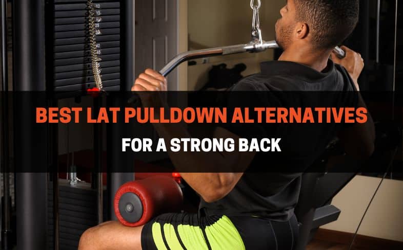 straight arm lat pulldown with dumbbells
