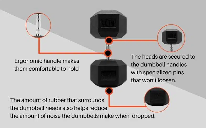 Fringe Sport Hex Dumbbells - best overall choice for dumbbells that can be dropped without breaking