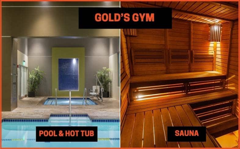  Gold’s Gym Pool Hot tub and Sauna