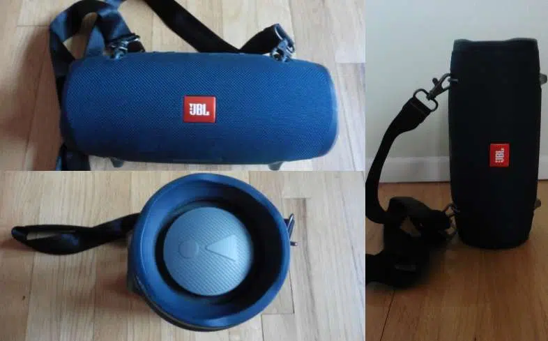 JBL Xtreme 2. showcasing the different sides. 
