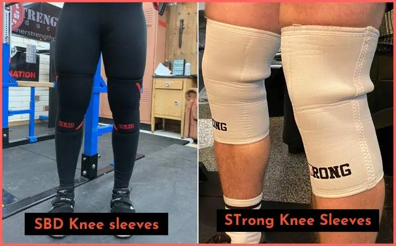 Length SBD vs STrong Knee Sleeves