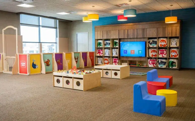 Life Time Fitness childcare services
