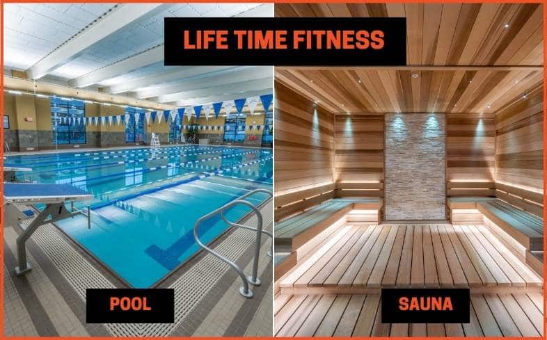 Life Time Fitness Pool and Sauna