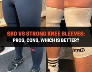 SBD vs STrong Knee Sleeves