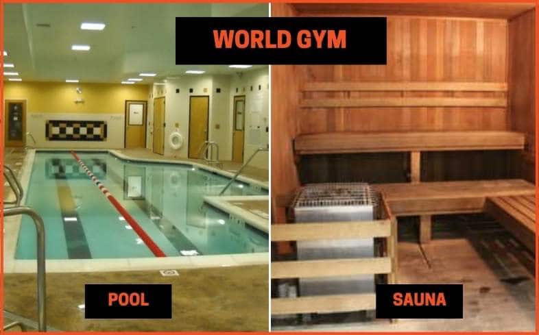 World Gym Pool and Sauna