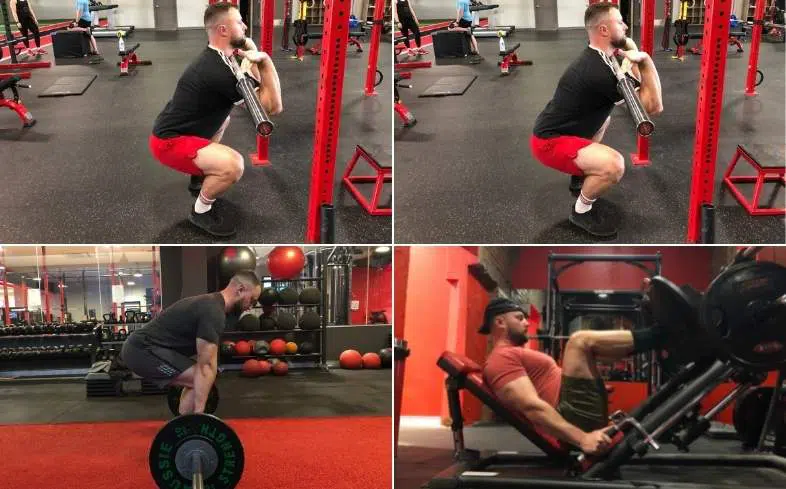 sample 2 day in a row legs program