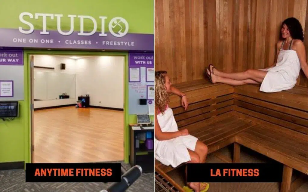 Anytime Fitness vs LA Fitness Amenities