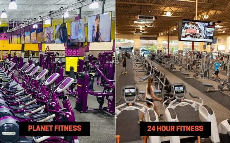 Planet Fitness vs 24 Hour Fitness 10 Differences
