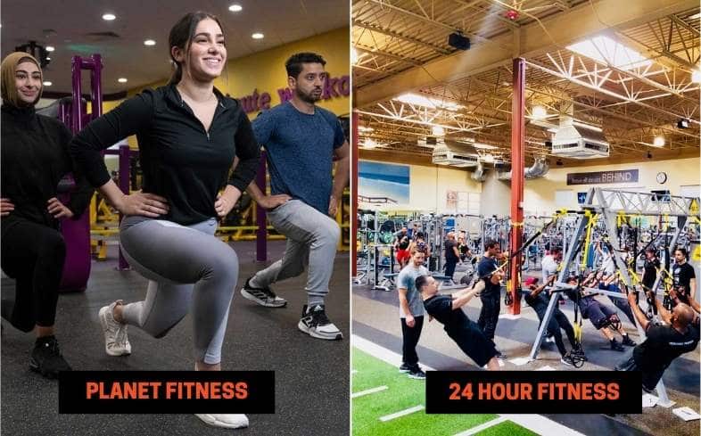 Planet Fitness vs 24 Hour Fitness Group Classes