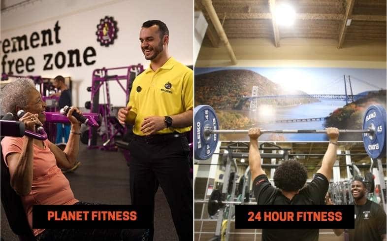 Planet Fitness vs 24 Hour Fitness Personal Training