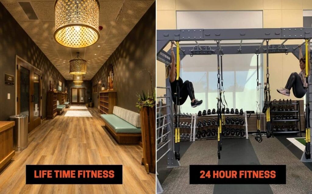 24 Hour Fitness vs Anytime Fitness Amenities