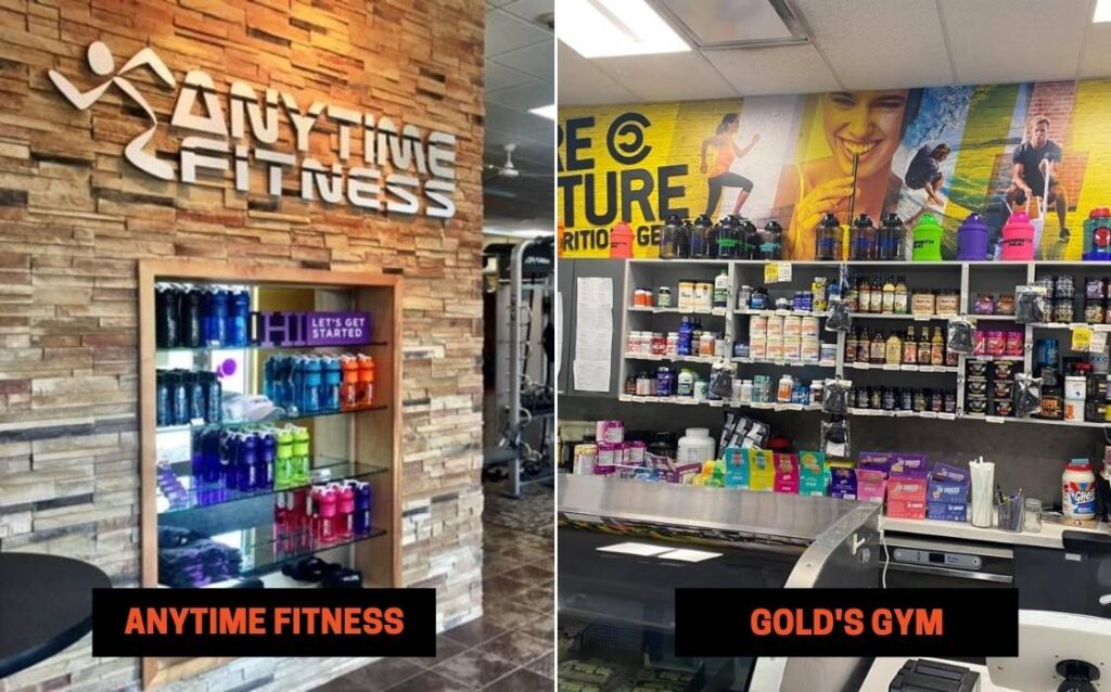 Anytime Fitness vs Gold’s Gym Amenities