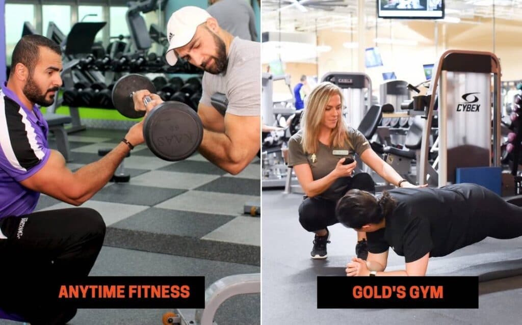Anytime Fitness vs Gold’s Gym Personal Training