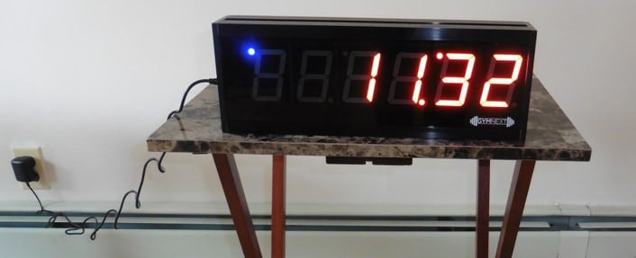 Naoeleii Gym Timer Clock for Home Gym with Remote 