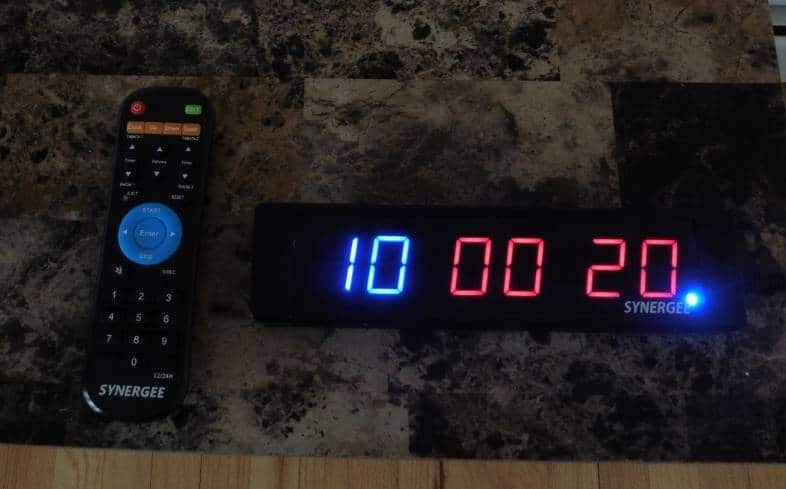 Synergee Programmable Interval Gym Timer