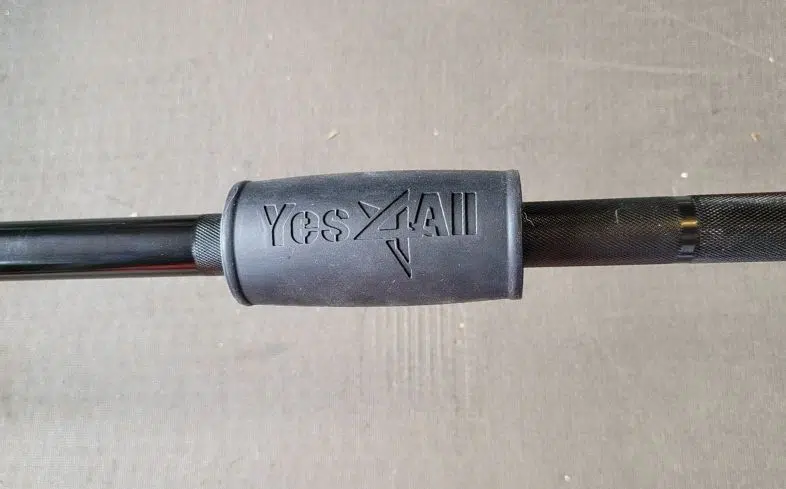 barbell with yes4all xtreme grip fat grips