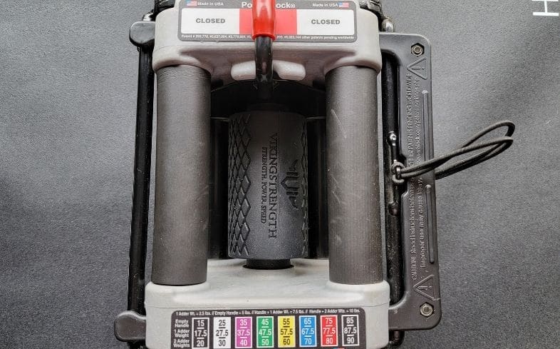 powerblock with viking strength thick grips 