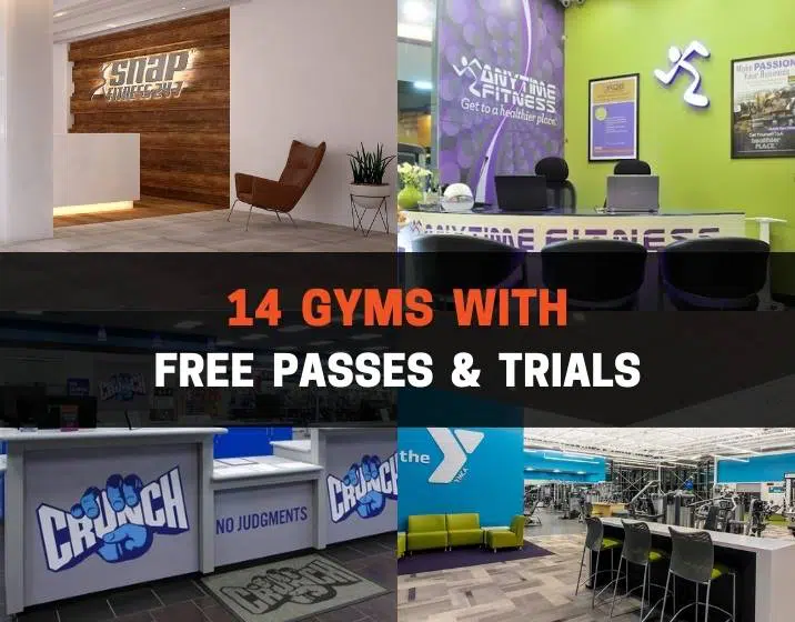 14 Gyms With Free Passes & Trials