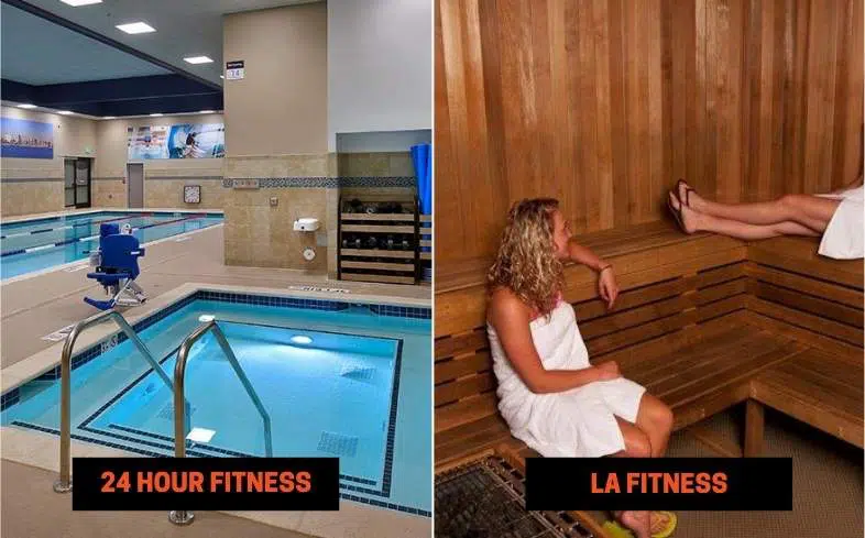 24 Hour Fitness vs LA Fitness Amenities