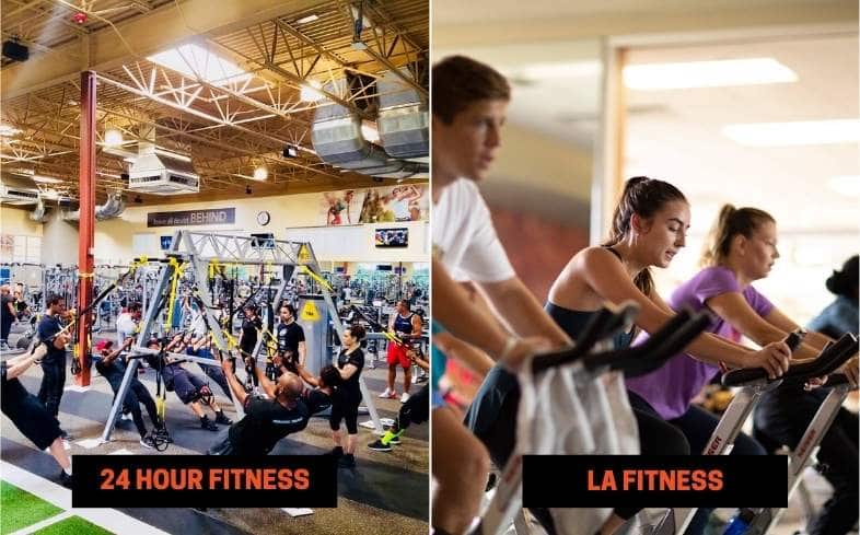 24 Hour Fitness vs LA Fitness Group Classes