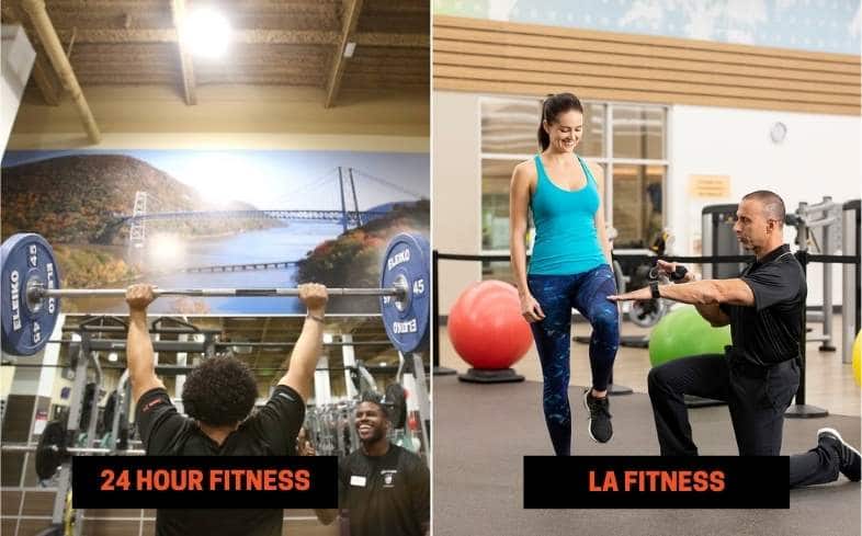 24 Hour Fitness vs LA Fitness Personal Training