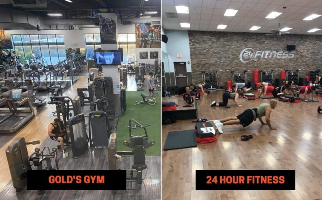Gold’s Gym vs 24 Hour Fitness 10 Differences