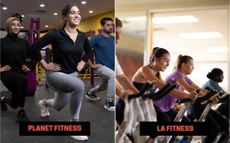 Planet Fitness vs LA Fitness Group Classes