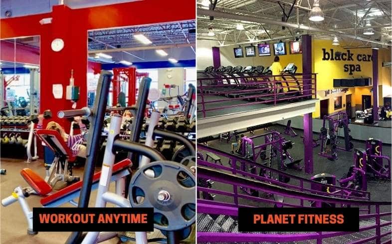 Workout Anytime vs Planet Fitness 10 differences