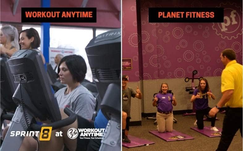 Workout Anytime vs Planet Fitness Group Classes