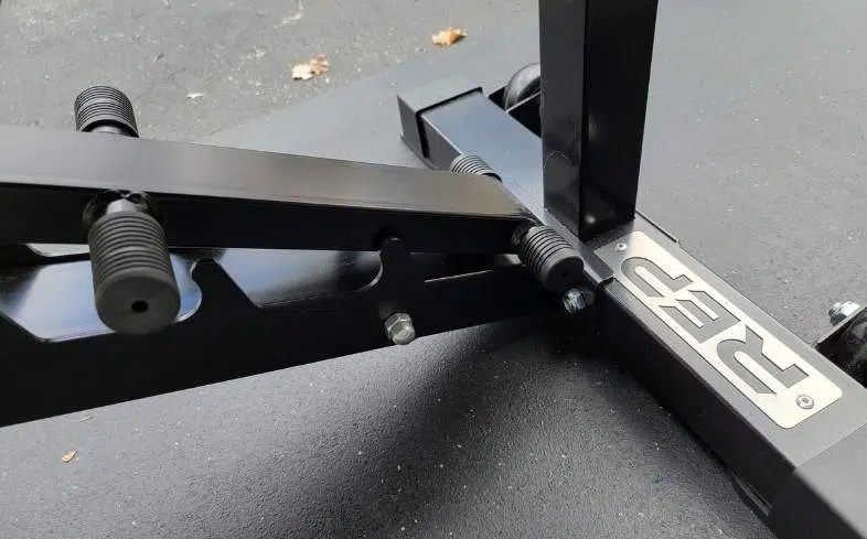 the rep fitness ab-3100 bench can be adjusted to six different positions