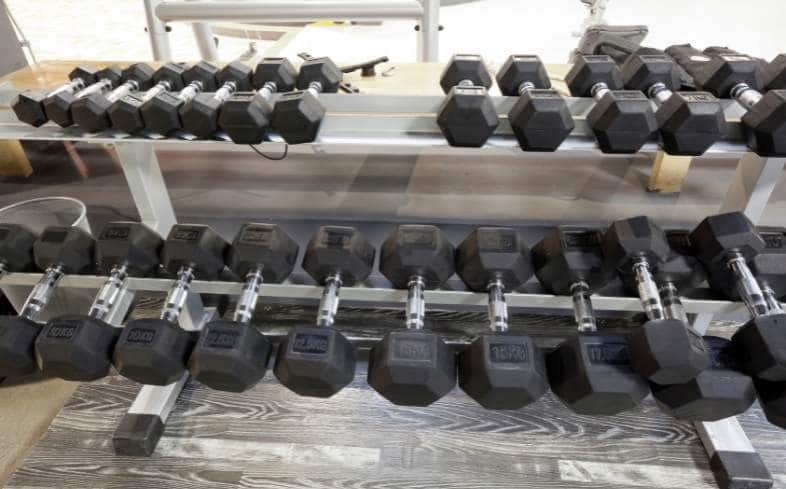 how to store dumbbells with limited space 4 ways