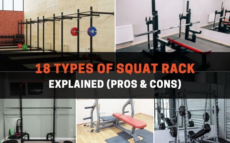 18 types of squat rack explained (pros & cons)