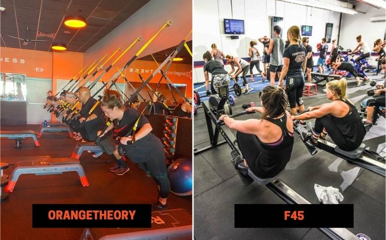 Orangetheory vs F45: Class Structure