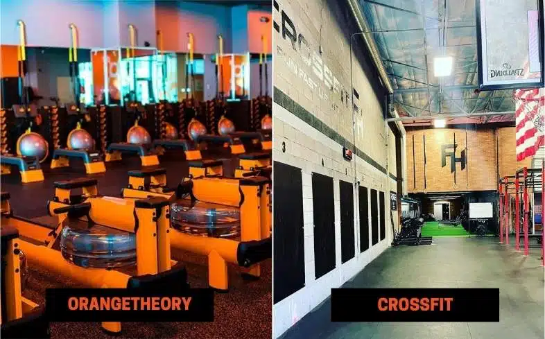 orangetheory vs crossfit equipment