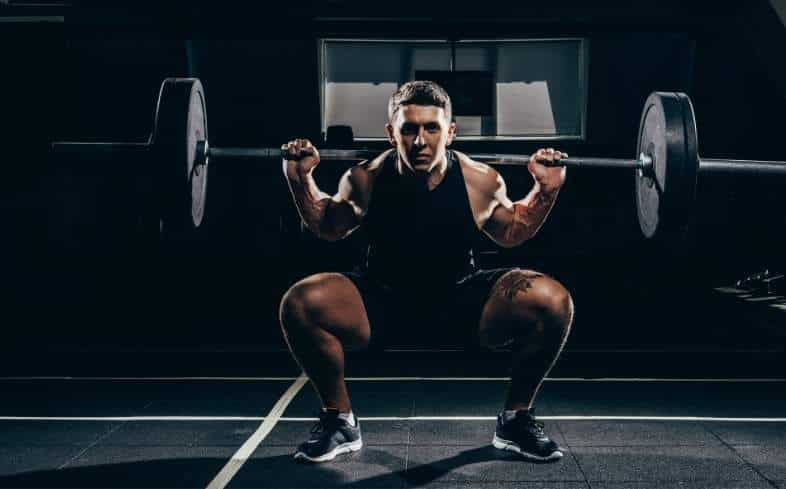 barbell sumo squat