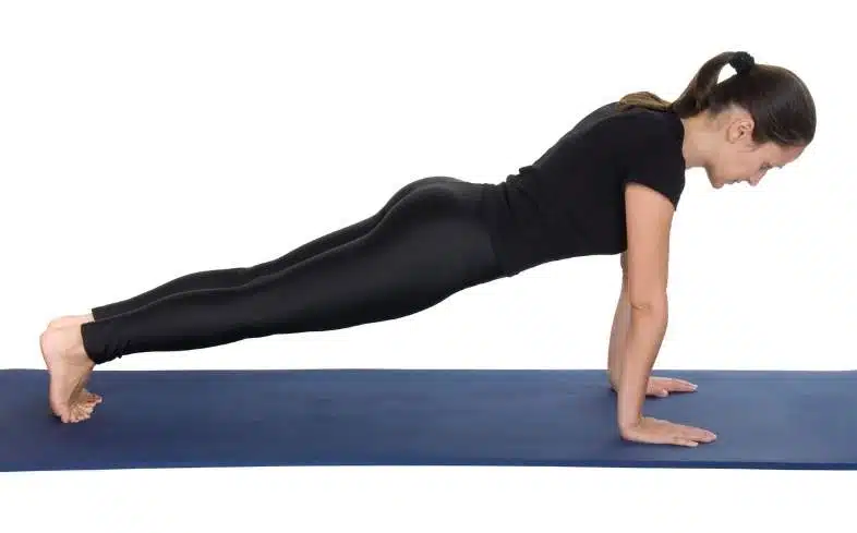 Who should do planks on hands?