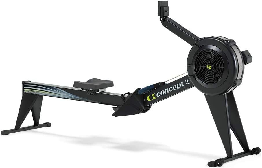 concept 2 rower white background
