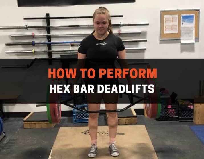 how to perform hex bar deadlifts