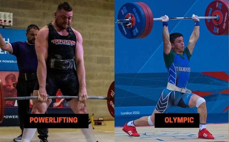 powerlifting vs olympic lifters