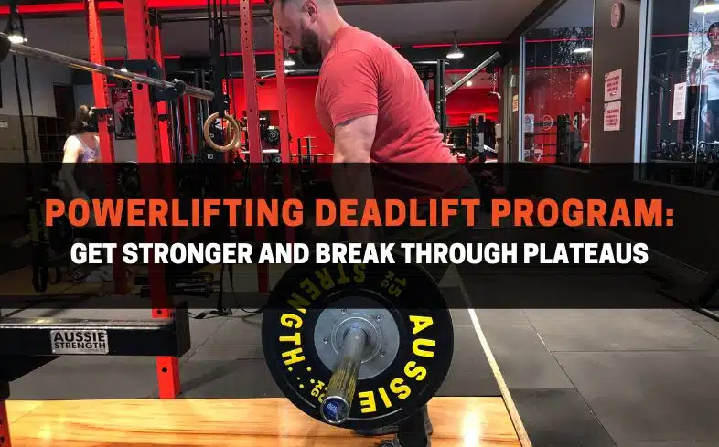 powerlifting deadlift program