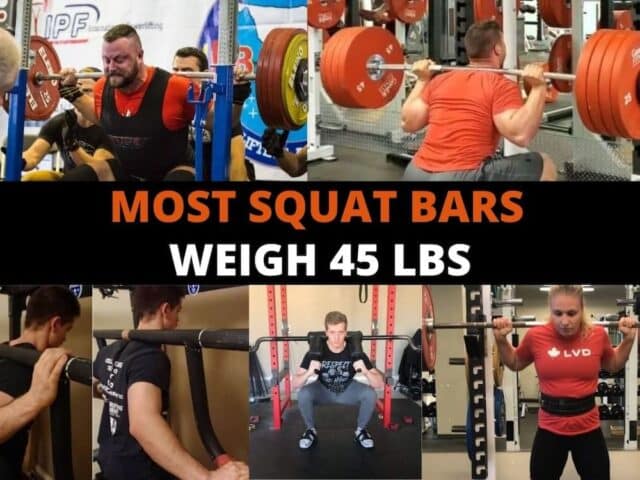 How Much Does A Squat Bar Weigh? 7 Types Explained