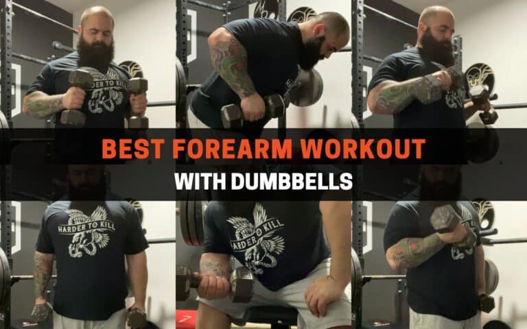 best forearm workout with dumbbells