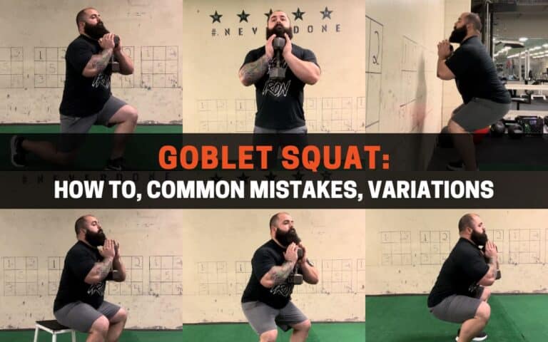 how to, common mistakes, variations of goblet squat
