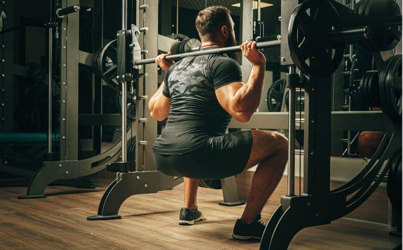 how to program smith machine squat