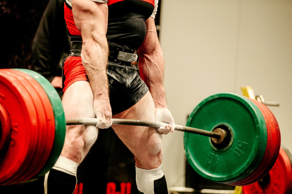 Powerlifter,Heavy,Weight,Barbell,Exercise,Deadlift,In,Powerlifting